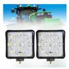 Светодиодные фары-поды 4,1 дюйма 24 В квадратные светодиодные внедорожные фары для трактора заливающего света | Противотуманные фары-поды для внедорожника, грузовика, трактора JCB (Пакет из 4)