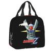 Custom Ufo Robot Grendizer Goldrake Mazinger Z Resuable Lunch Boxes Women Leakproof Thermal Cooler Food Insulated Lunch Bag Work