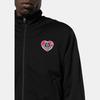 Moncler Moncoeur Motif Zip-Up Sweatshirt Men Jacket Black I2-091-8G00065-899A1-999