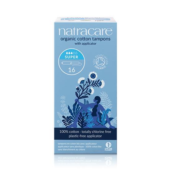 Выберите 1 из 2 аппликаторов для тампонов Natracare (Обычный 16P / Супер 16P)