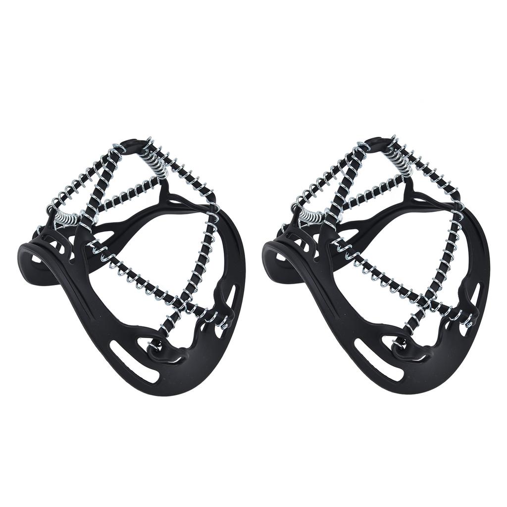 2 шт. шипы Walk Traction Cleats предотвращают скольжение пружинных кошек с высоким натяжением для пешего туризма бега трусцой охоты