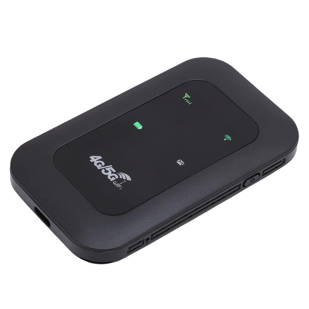 4G 5G WiFi Hotspot Supports 10 Connected Devices LTE Mobile Router for Travel 300Mbps High Speed SIM Card Slot Color LED Display Screen