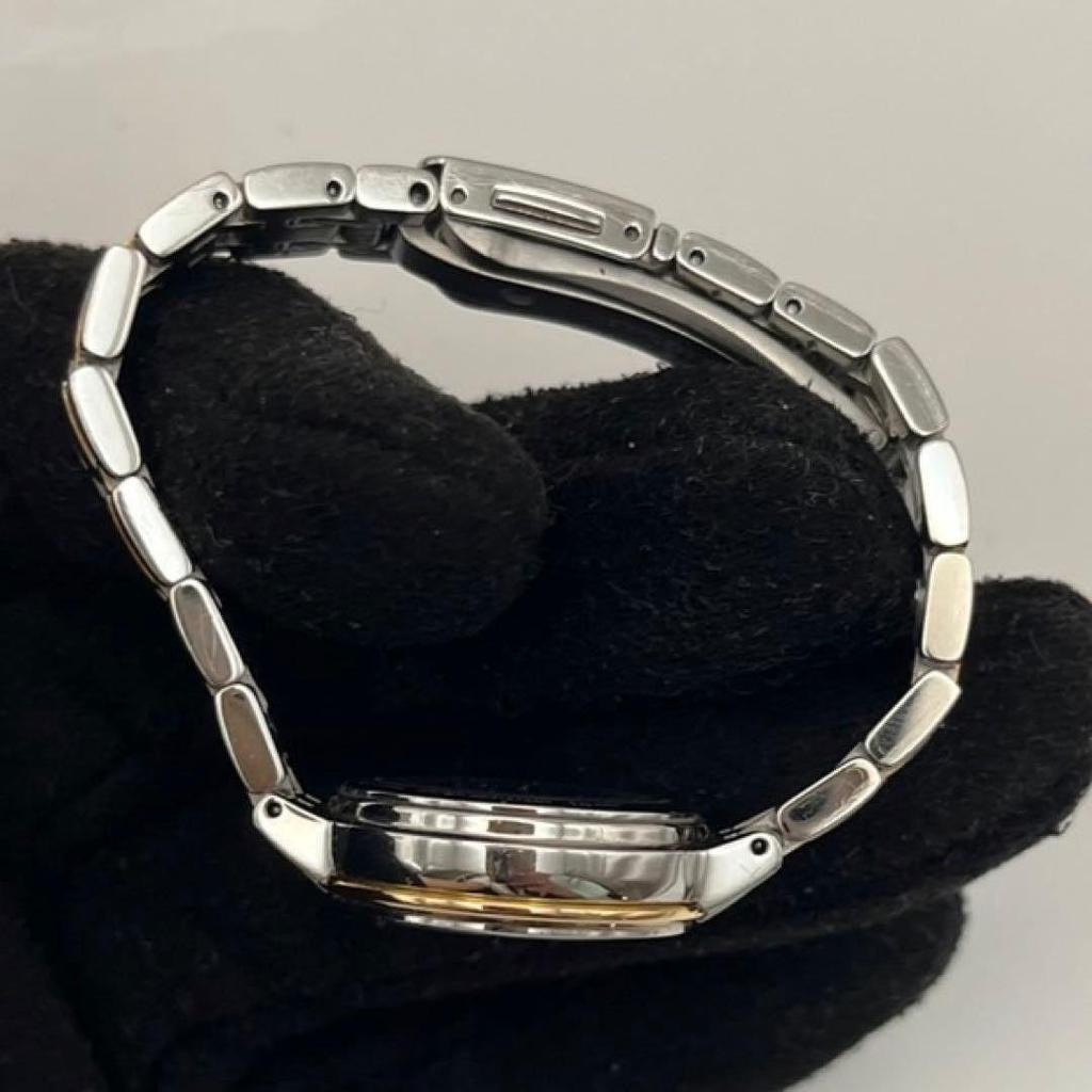 Rare SEIKO EXCELINE 9p diamond gold watch