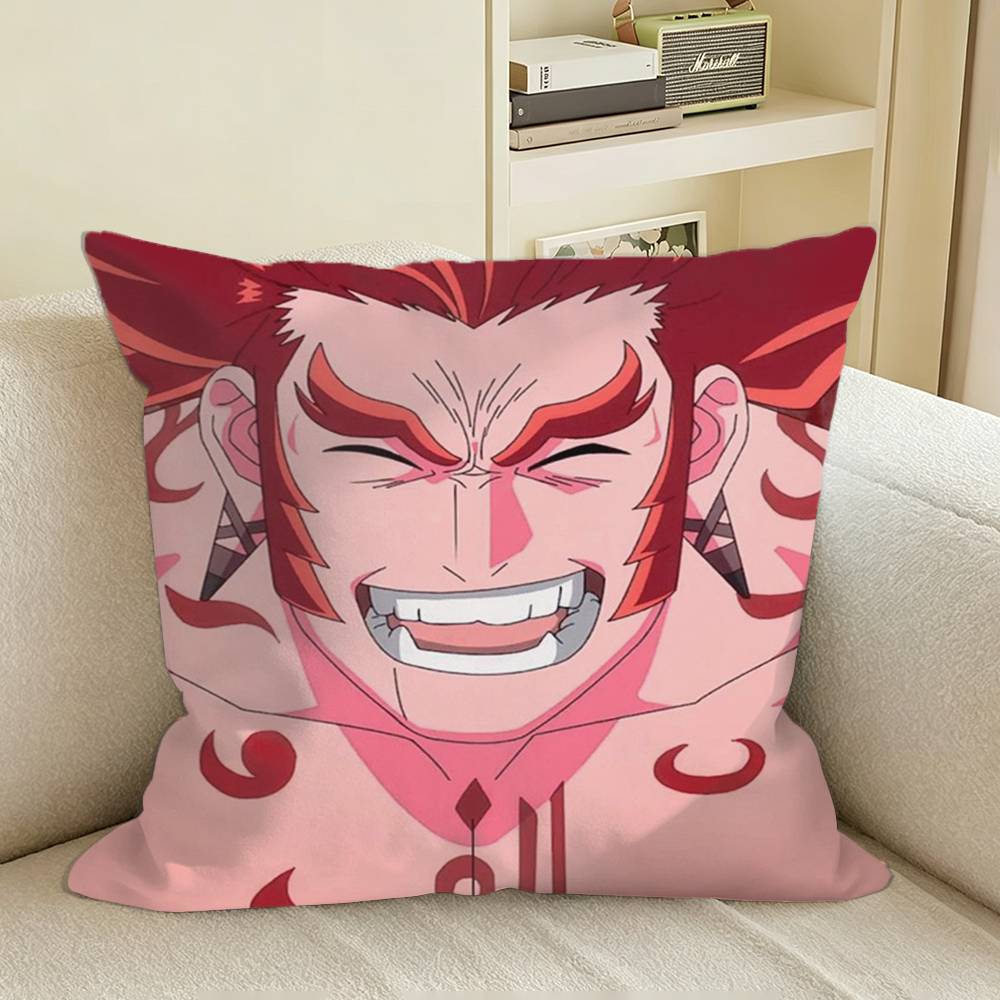 Bucchigiri Anime SSenya Square Sofa Pillow Cover Solid Color Living Room Home Decor Cushion Case