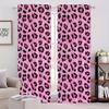Классические шторы с розовым леопардовым принтом, шторы-кулиски 30*65, для спальни и гостиной, украшение дома, украшение комнаты