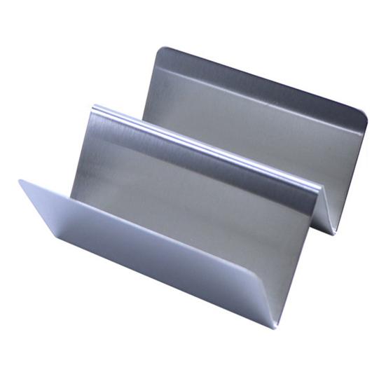 Stainless Steel Taco Holder Tortilla Serving Rack Reusable Taco Plates Burrito Rack for Kitchen Restaurant