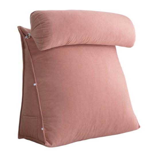 Wedge Pillow Supportive Headboard Pillow with Neck Cushion Back Leg And Knee Support Cushion for Sleeping Reading Acid Reflux