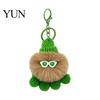 Small Octopus Pendant Plush Keychain, Fuzzy Stuffed Sea Animal Bag Charm, Hanging Bags Decorative Plushie Knit Hat with Keyring for Backpacks