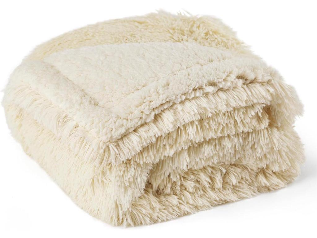 Плюшевое водонепроницаемое флисовое одеяло для питомцев Sherpa: Утолщенный коврик для собак и кошек