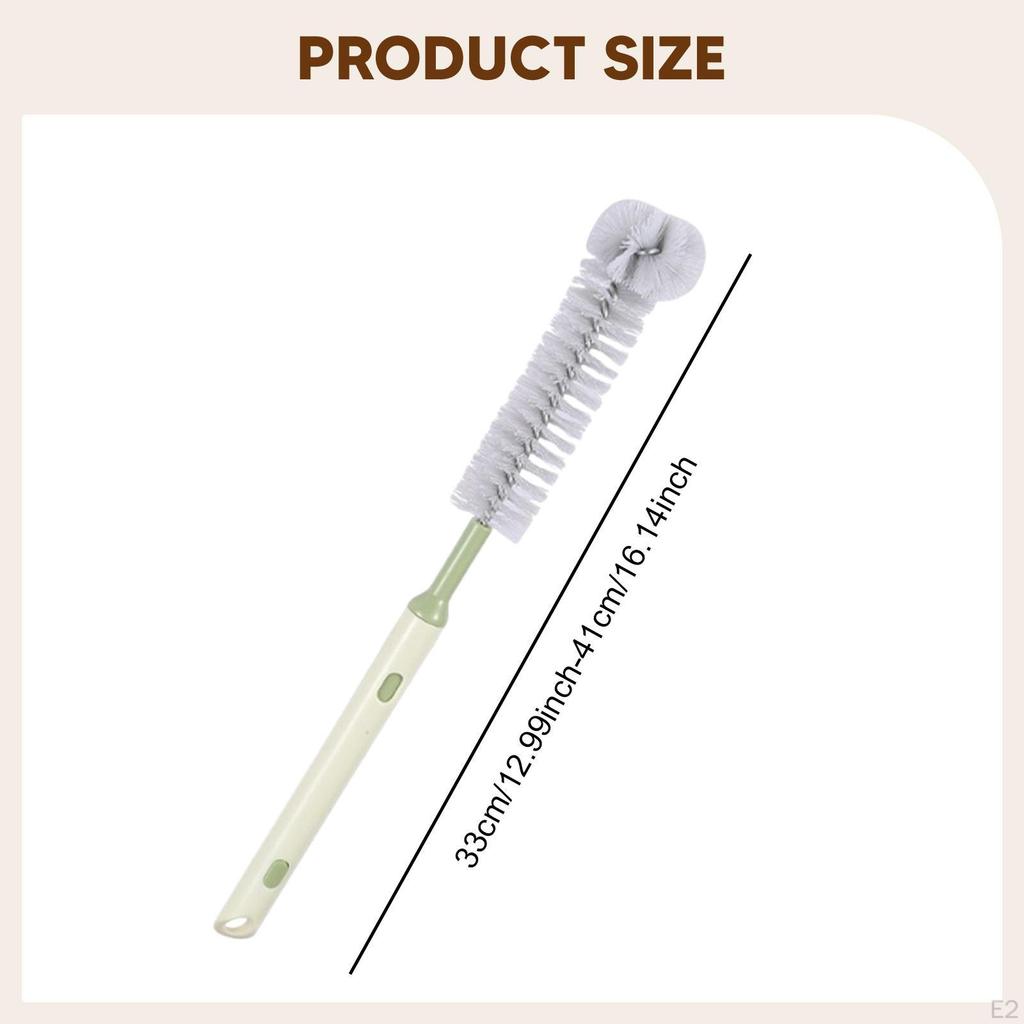 Щетка для мытья бутылок, очиститель чашек, гаджет с длинной ручкой, выдвижной скребок для кружек, для дома