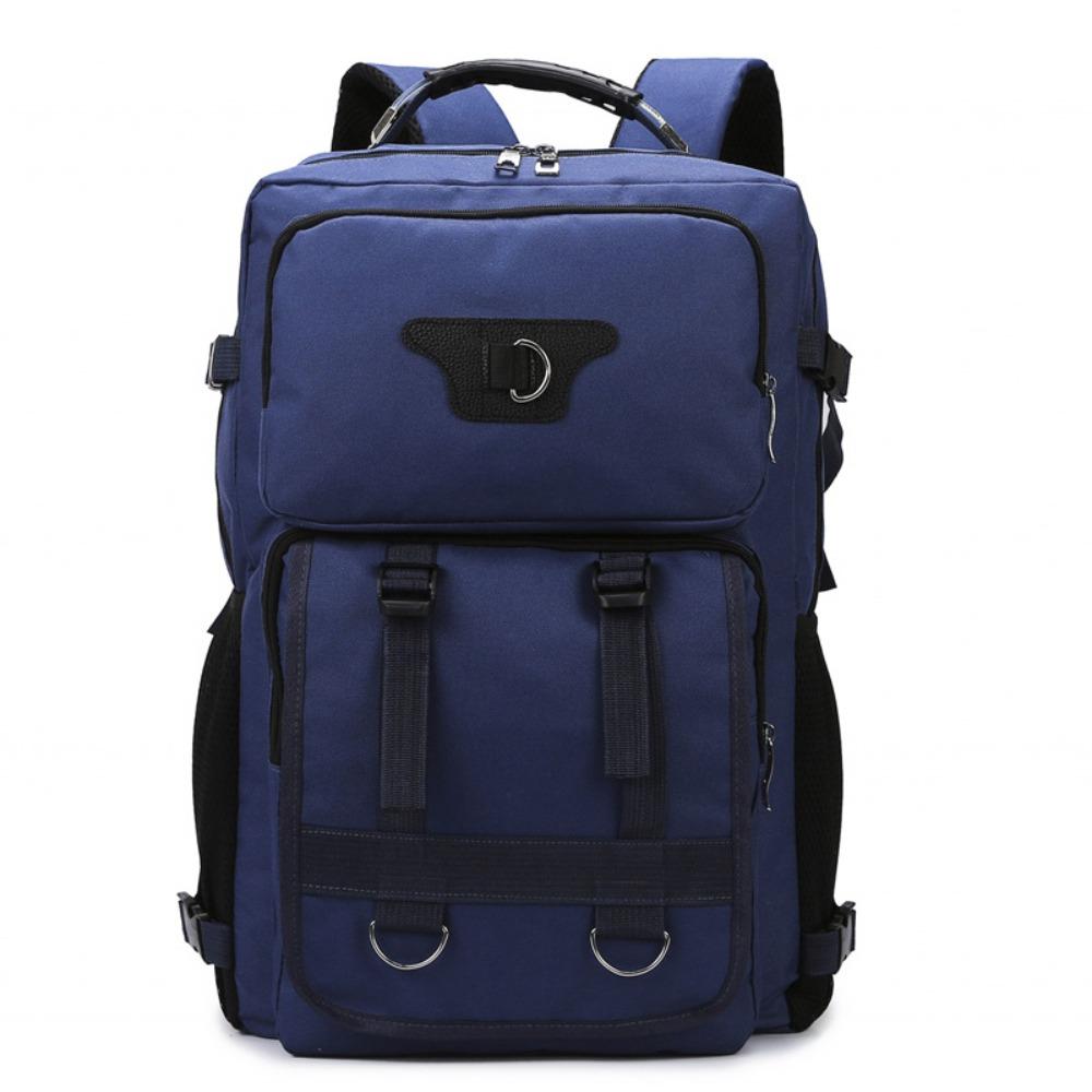 Унисекс 60л Мужской Рюкзак Водонепроницаемый Износостойкий Для Походов На Открытом Воздухе С Множеством Пряжек Большой Вместимости Для Поездок На Работу Треккинга