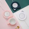 1 Pcs Cute Portable Thermos Cup Gadgets Home Thermos Cup Heater Smart Heating Coaster HMM