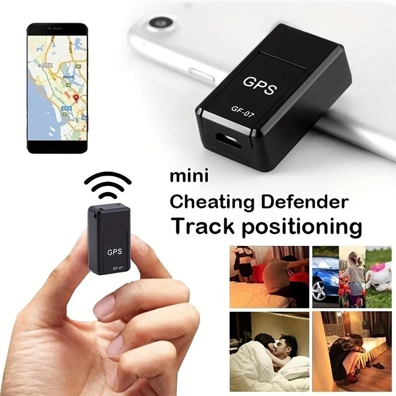 Мини Gf-07 GPS-трекер Автомобиль Велосипед Велосипед Домашние животные Дети Отслеживание в реальном времени Позиционер Сильный магнитный Локатор от потери