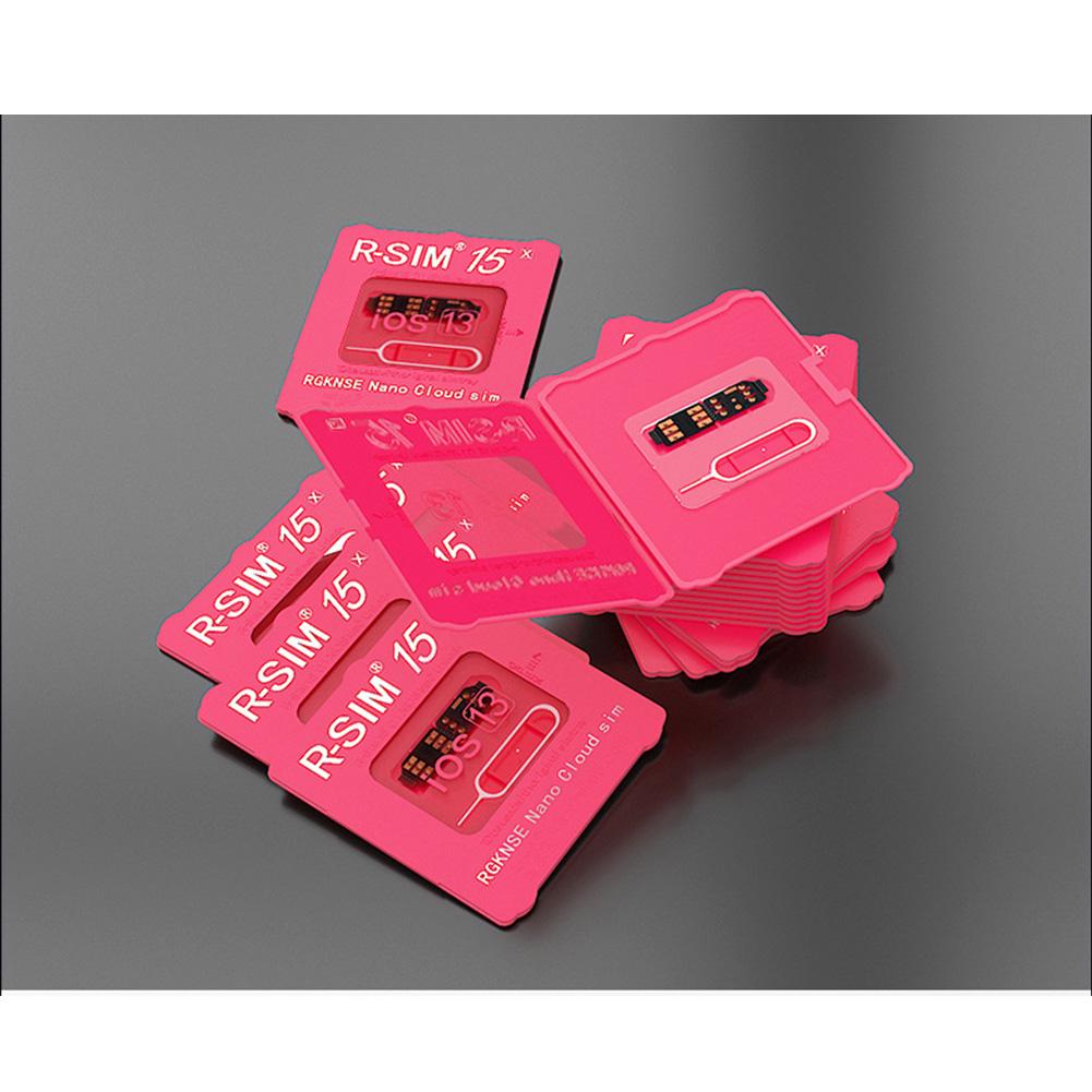 Universal SIM Unlock Card R-SIM15 Nano Card Widely Compatible for iPhone 11 XS/8/7/6 4G LTE iOS 12 13