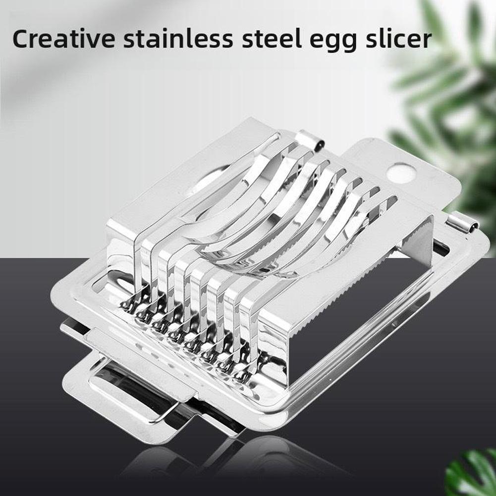 Яйцерезка стальная вареная яйцерезка многофункциональная кухонная резательная машина для фруктов кухонный гаджет D1Y9