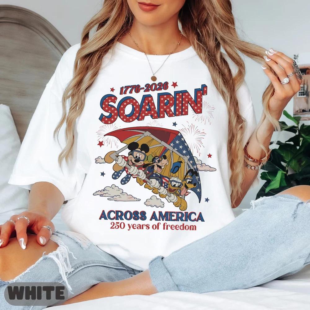 Soarin Across America Shirt 1776 To 2026 Usa 250th Anniversary Tshirt