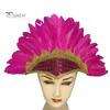 Карнавальная индийская шляпа вождя, аксессуары для волос, вечерние, сверхлегкие, сверкающие, украшенные, роскошный головной убор, головной убор с цветными перьями