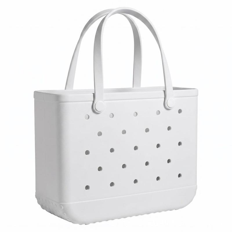 EVA Beach Bag Large Capacity Hole Bag Women Travel Storage Handbag DIY Accessories Waterproof Lightweight