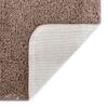 Anti Slip Bath Mat Set 3 pcs Brown PP