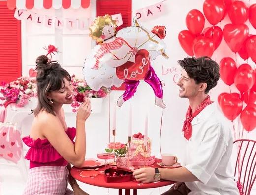 Big Red Heart Balloons, 16", 40 , 1 Piece