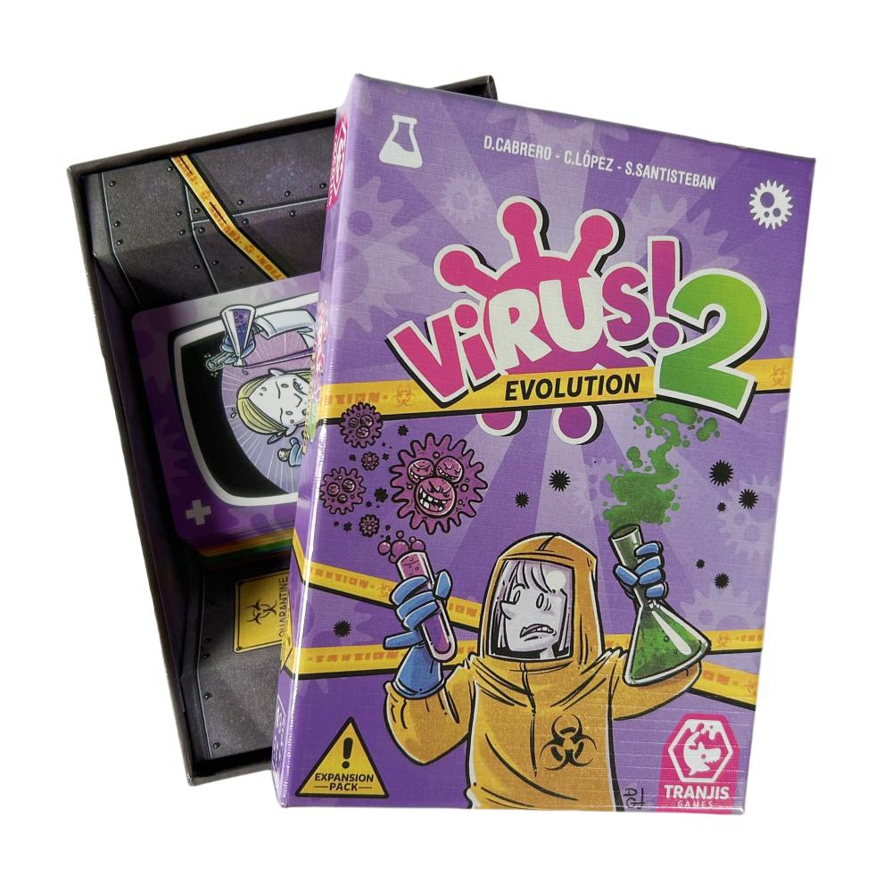 Настольная игра Virus 1 2 3 Заразительно веселая карточная игра Английская версия Игра для вечеринок для веселой семейной игры