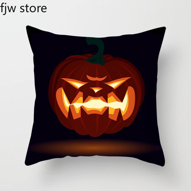 Halloween Decorative Pillowcase Home Decor Bedroom Living Room Sofa Cushion Cover Party Decoration Pumpkin Ghost Face