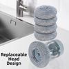 Plastic Soap Dispensing Dish Brush Soft Foam Household Cleaning Tools  Kitchen Cleaning