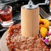 Pepper Grinder Wood Mill, Salt Refillable Coffee Bean Hand Crank Spice for Travel