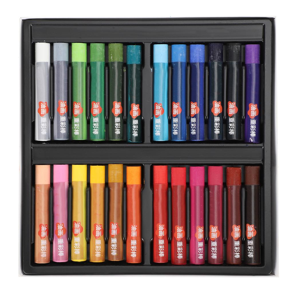 Oil Pastel Painting Crayon Water Wash 24 Color Children Graffiti Cartoon Drawing Tool24 Colors