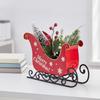Christmas Sleigh with Lights Lighted Festive for Mantel
