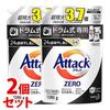 Kao Attack Zero Drum Type Only Extra Large Refill X 2 Piece Set Refill Attack ZERO Washing Detergent Liquid Detergent Set Sale (1280g)