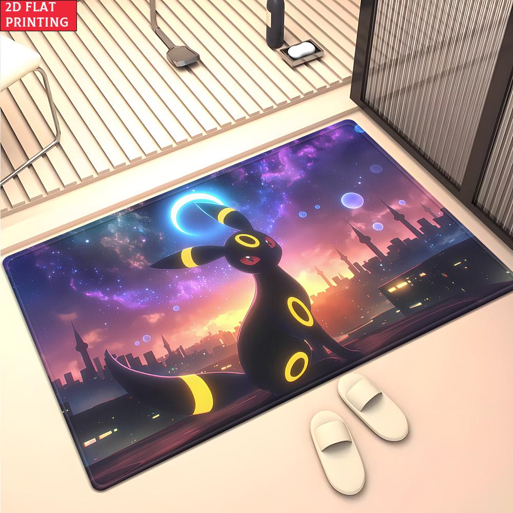 Cute Yellow Cartoon Character Area Rug Anti Slip Washable Floor Mat For Kids Bedroom Living Room Game Bedroom Home Decor Carpet