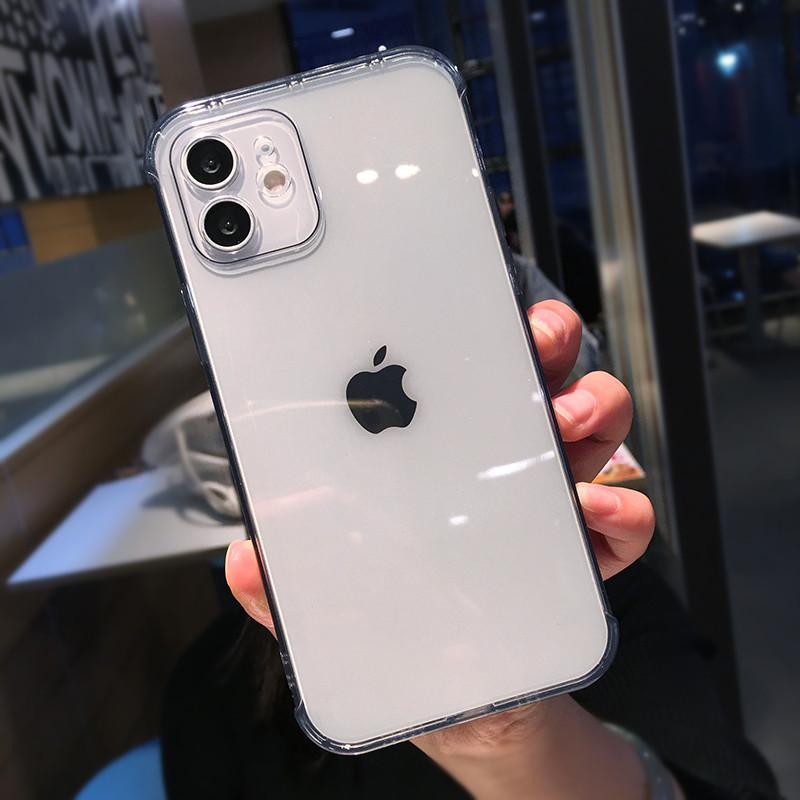 Прозрачный силиконовый чехол ярких цветов для iPhone 15 14 13 12 11 Pro Max 7 8 Plus X XR XS Max SE 2020, модный защитный чехол для камеры