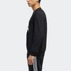 Adidas Sweatshirts Men's Black Crew Neck Moderate Regular FM9405