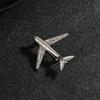 New Fashionable Airplane Brooch Is Versatile High-end and Sophisticated  It Is A Men's Decorative Accessory  A Suit Brooch and A Brooch for Trendy Men