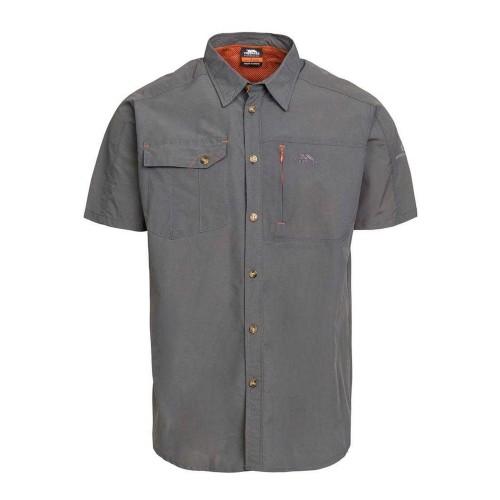 Trespass Mens Lowrel Mosquito Repellent Short-Sleeved Shirt
