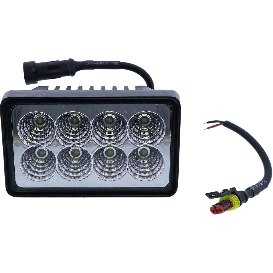 LED Headlight compatible with John Deere 240 250 260 270 313 315 317 320 325 328 Case 410 420 420CT 430 435 440 445 450 465 New.Holland C175 C185