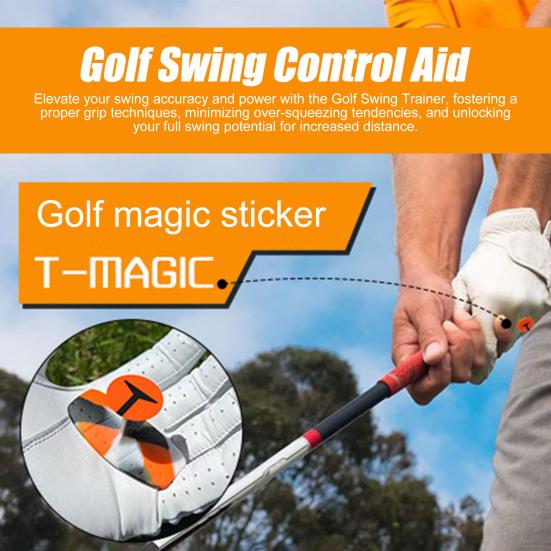 Тренировочная накладка для гольф-клюшки, противоскользящая, тренажер для отработки ударов, вспомогательное средство для тренировок по гольфу, корректирующее осанку при захвате клюшки
