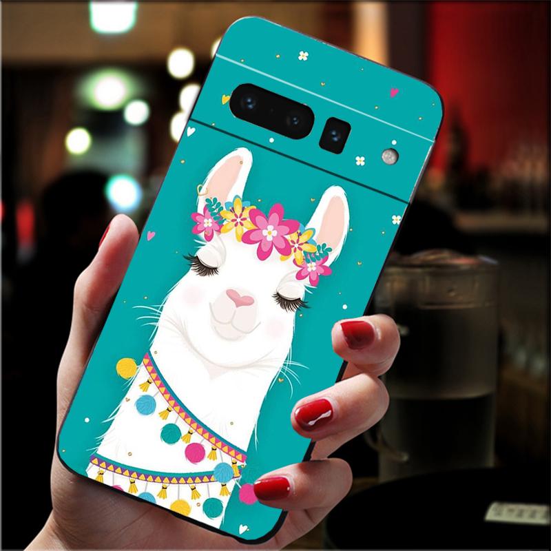 Lama Alpacas Animal Phone Case For Google Pixel 10 Pro 9 Pro XL 9A 8 7 6 Pro Pixel 8A 7A 6A Pixel 8 7 6 5