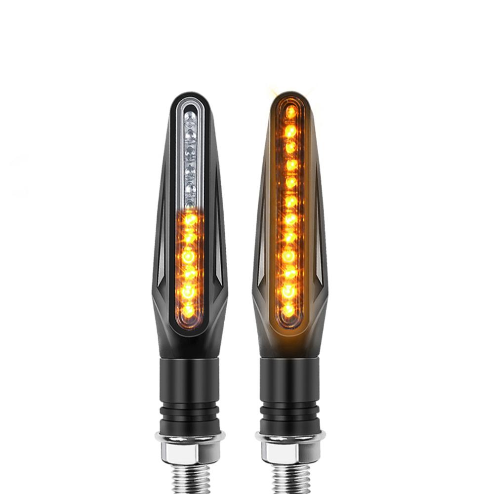 2/4 шт. плавный мотоциклетный светодиодный указатель поворота, индикаторы для мотоцикла, 12 В, мигающие огни, электронный велосипед, мотоцикл, скутер, хвост