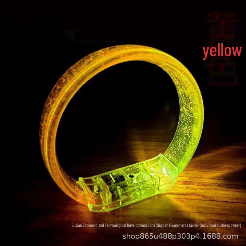 Светодиодный светящийся акриловый браслет с напечатанным логотипом для мероприятий и концертов