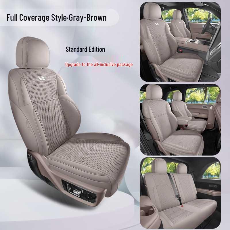 Ideal i8 Suede Saddle Pad: Breathable, Vehicle-Specific, Fully Enclosed, Six-Seater Car Seat Cushion