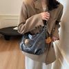 2025 новая женская сумка-тоут большой вместимости, женская ретро легкая сумка через плечо с двойными ручками, модная сумка-мессенджер через плечо