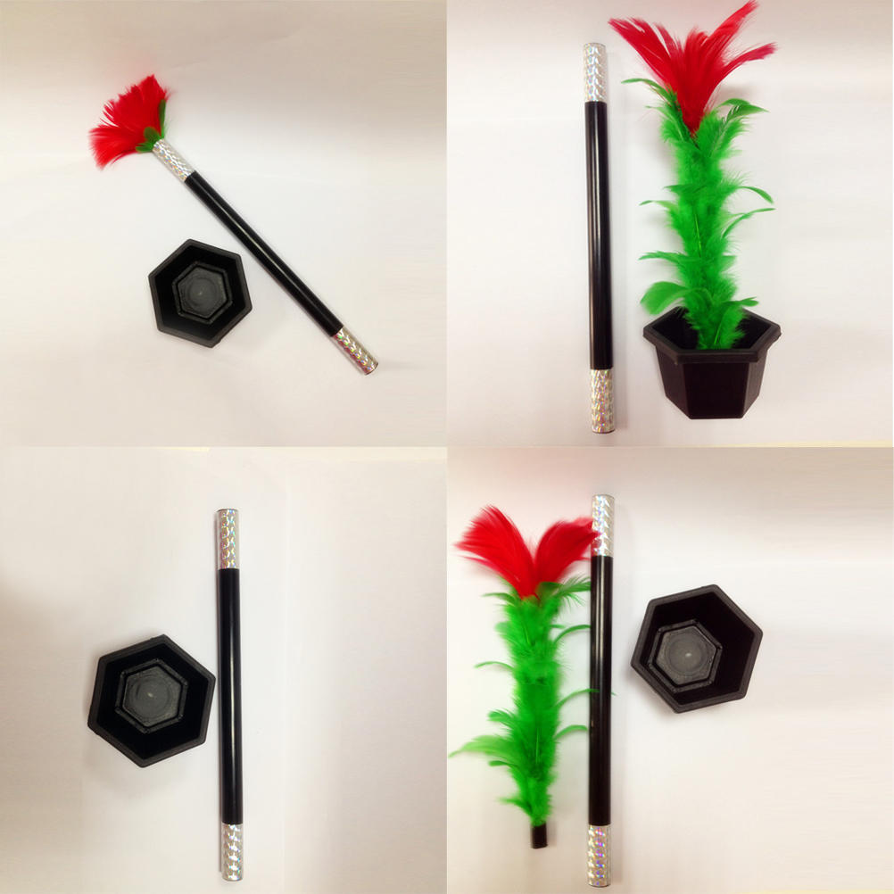 Comedy Magic Wand To Flower Magic Trick Kid Show Prop Toys Kid Gift
