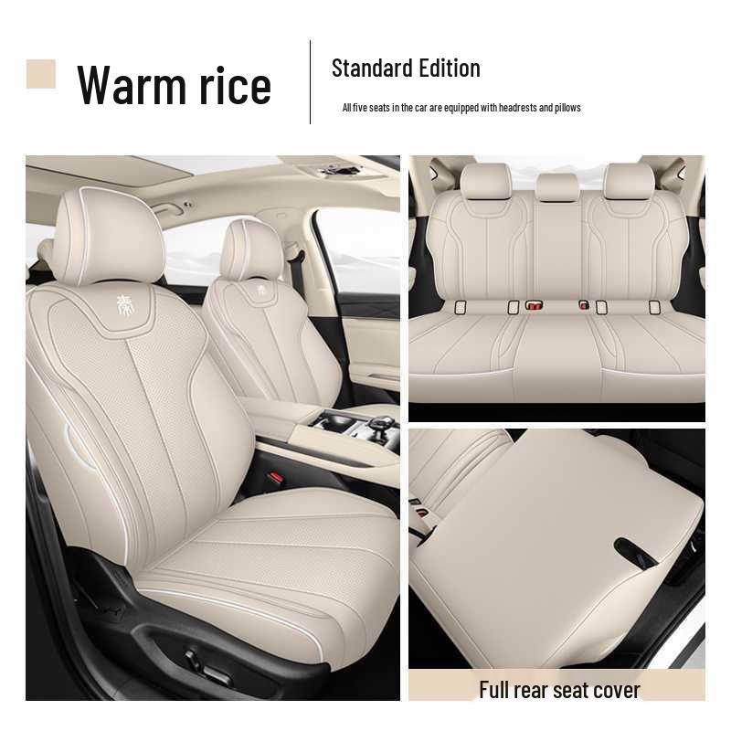 Breathable, full-coverage car seat cover for BYD Qin L, suitable for all seasons. Qin L D-MI cushion.