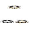 Geometric Adjustable Bracelet With Zircon Stones For Men And Women Gift