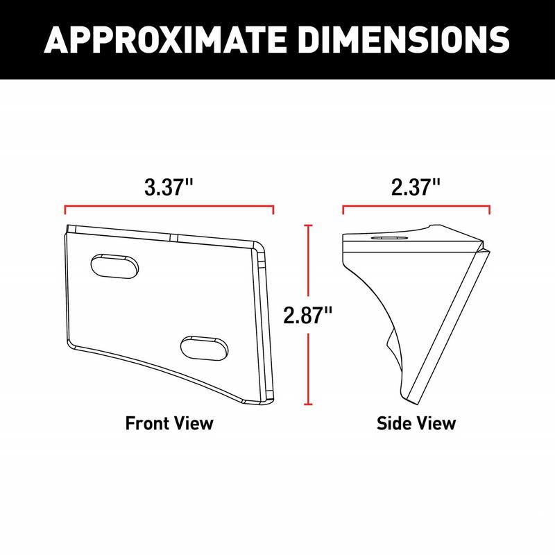 Кронштейн для крепления фар на петли лобового стекла, 2 шт., внедорожный кронштейн-держатель для петель, стабильный кронштейн для фар лобового стекла для квадроцикла, мотокросса, питбайка