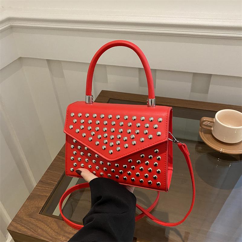 Новый клатч с заклепками, универсальная вечерняя сумка, модный клатч для вечеринок высокого класса