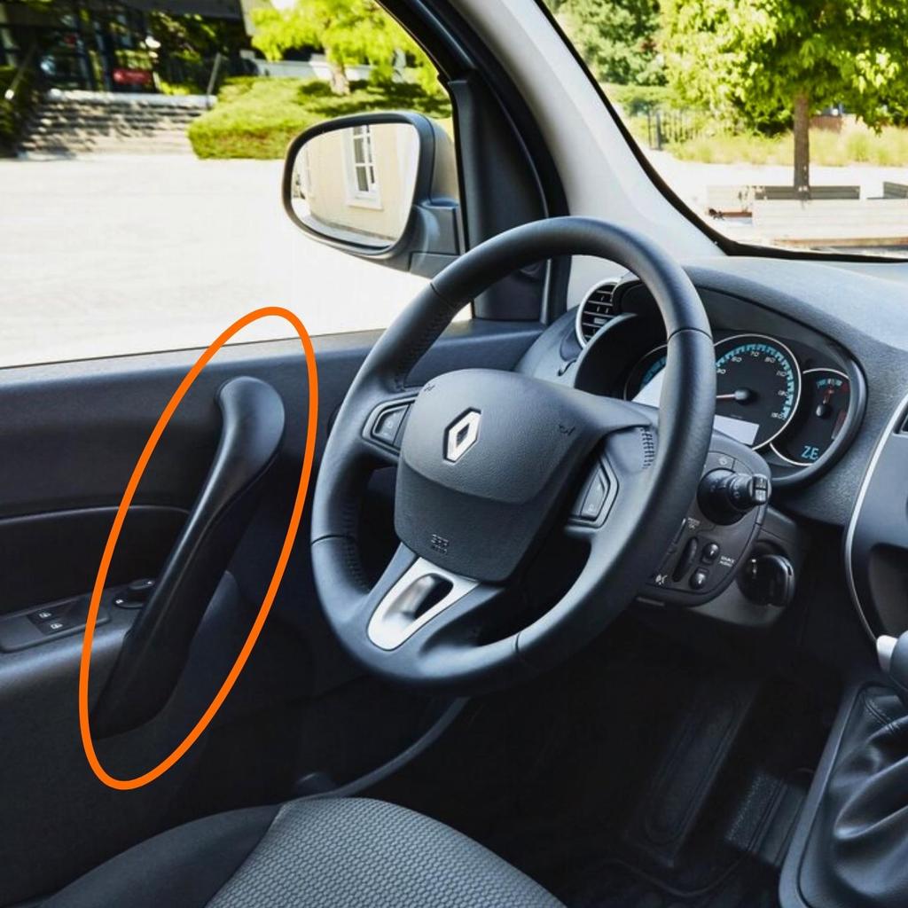 For Renault Kangoo II – (MK2 / 2007-2021), Front Door Interior Pull Handles for Driver and Passenger Doors - OEMs# 8200548971, 806820336R