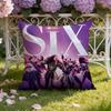 S-six Музыкальная Наволочка для Подушки Дома и в Машине Двухсторонний Чехол для Подушки: Двусторонняя конструкция для максимального комфорта